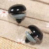 20Pcs Black Plastic Safety Eyes with Washers, Craft Eyes, for