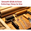 GIONAR 3Pcs Rubber Brayer Rollers, Multi-Size Ink Brayer for Printmaking