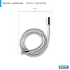 CORNAT AE70201 M15/1 x 1/2-inch x 80cm Shower Hose -