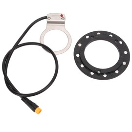 VBESTLIFE Electric Assist Sensor,High Sensitivity 12 Magnets Right Dual Hall Sensor Electric Bike Pedal Accessories(Big Hole)