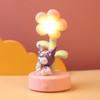 Cute Night Light Multifunctional Resin Cartoon Flower Toddler Night Light