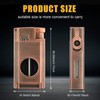 FANKAI Cigar Torch Lighter with Cigar V Cutter Cigar Punch