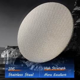 Comfycottage 58.5mm Espresso Puck Screen 316 Stainless Steel Coffee Accessories, Portafilter Puck for Breville Bambino/Barista Express, Lower Shower, Reusable Contact Screen 1.7mm Thickness 150μm