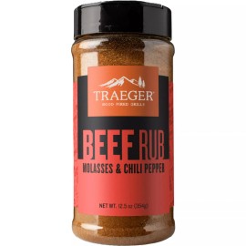 Traeger Wood Fire Grills Beef Rub Molasses & Chili Pepper 12.5 oz