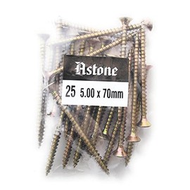 Astone General Purpose Wood Screw Mini Packs (25, 5 x 70mm)