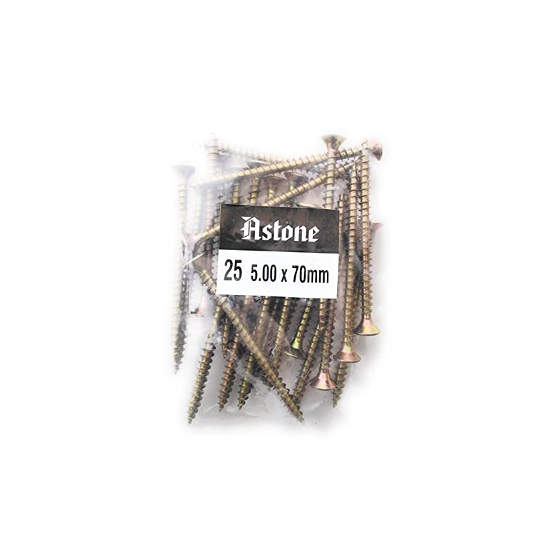 Astone General Purpose Wood Screw Mini Packs (25, 5 x