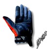 Live Fast Red and Yellow Paisley Motorcycle Gloves M