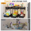 Sevenblue 3 Pack Under Sink Organizers, 2-Tier Multi-Use Kitchen and