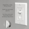 Maxxima LED Dimmer 3-Way/Single Pole Electrical Light Switch, 600 Watt