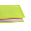 Oxford, Lime Green Plastic Document Folder A4 30 Clear Pockets