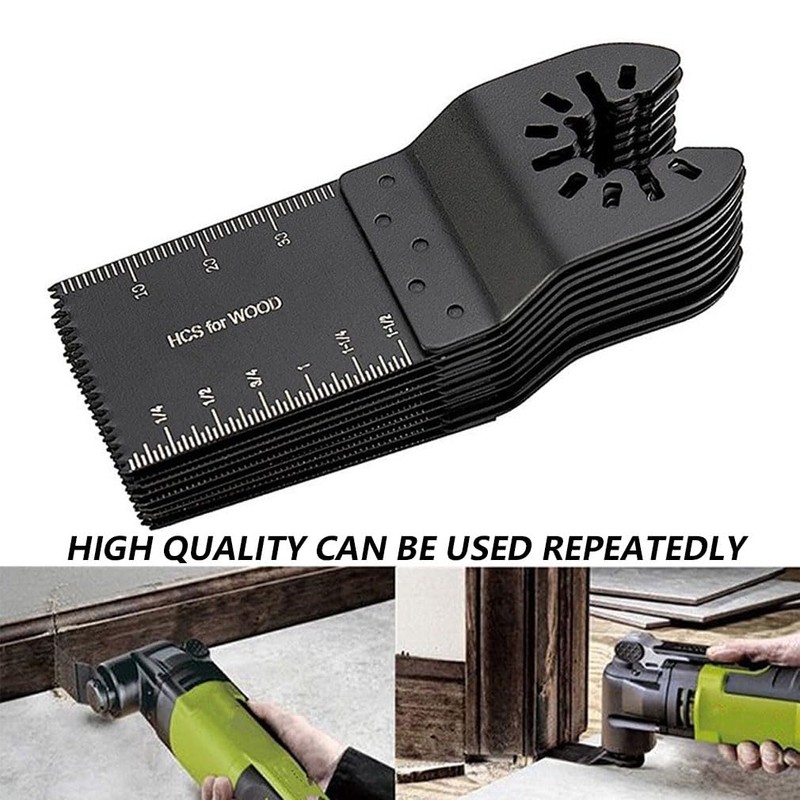 10Pcs Oscillating Tool Blades Professional Universal Oscillating Saw Blades Wood