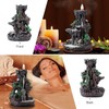 SPACEKEEPER Incense Burner, Backflow Incense Holder 2 sides Waterfall Incense