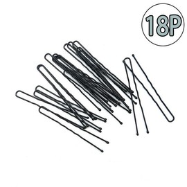Hair Fixing Bobby Pins U-shaped Bobby Pins Hair Fixing Pins 18-pack Hair Ornament Hair 6cm U-shaped / 머리고정 실핀 U자형실핀 헤어고정핀 18개입머리장식 헤어 6cm U자형