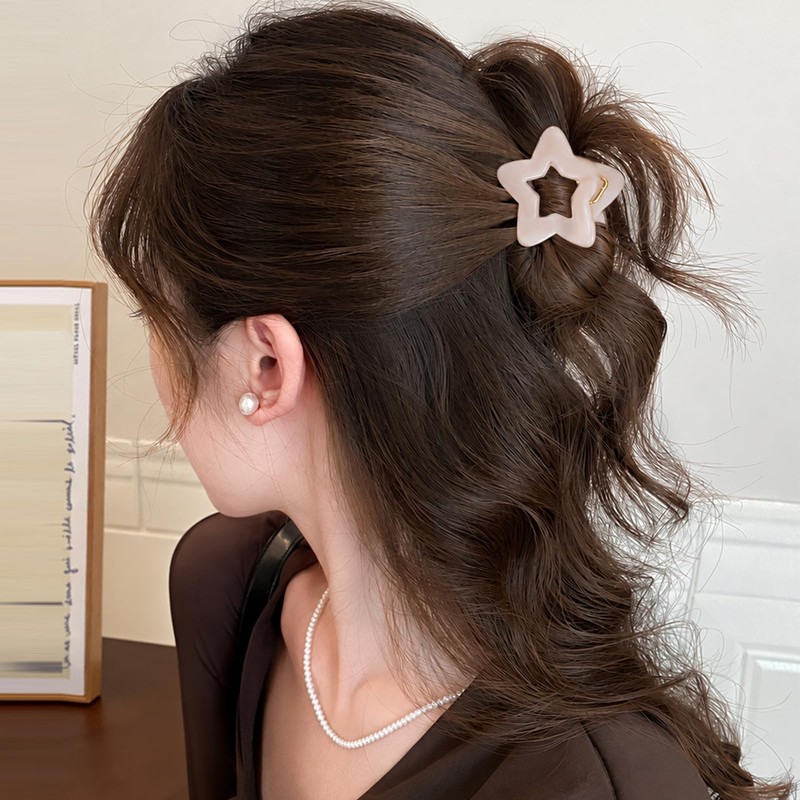 2 Pack Small Hair Claw Clips - 2 Inch Cute