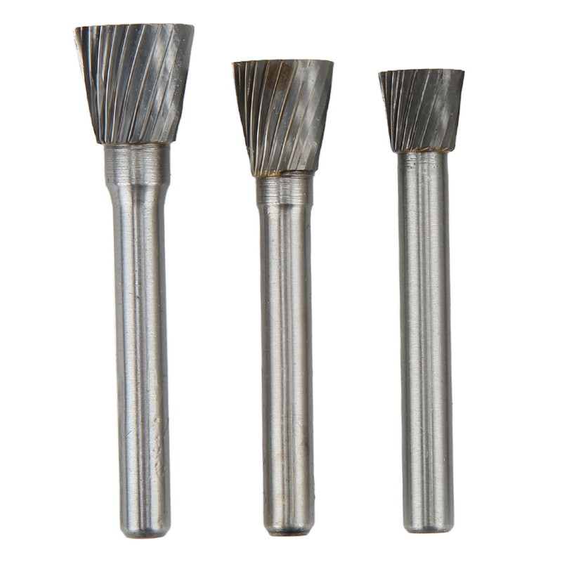 N Type Rotary Burr Set Single Cut 6mm Shank Carbide