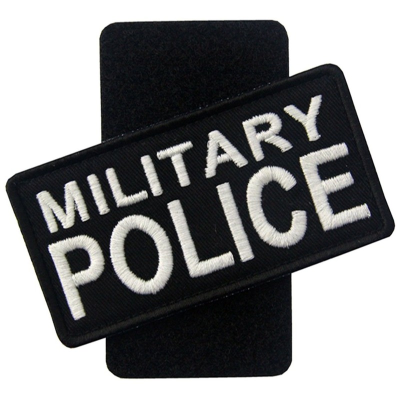 Military Police Glow-in-the-Dark Embroidered Velcro Patch