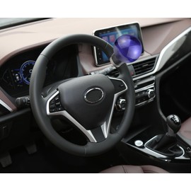 Lunsom Resin Steering Wheel Knobs, Spinner Wheel Spinner Ball, Suicide Knob Steer Wheel Ball Power Handle Turning Assist Helper Fit for Vehicle Truck SUV,Purple