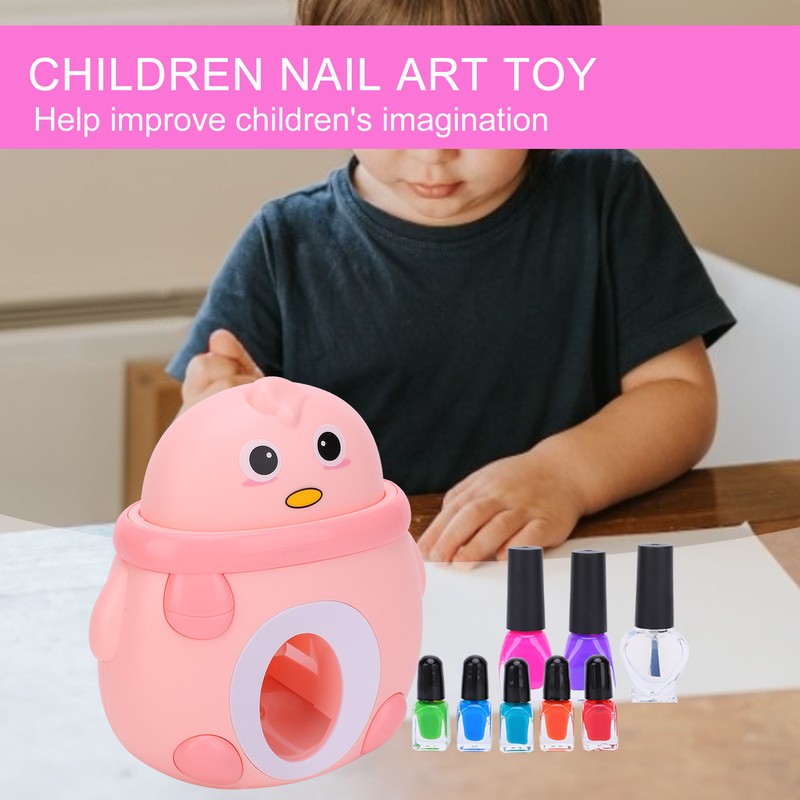 Children Nail Art Machine Kit Children Girl Nail Art Polish