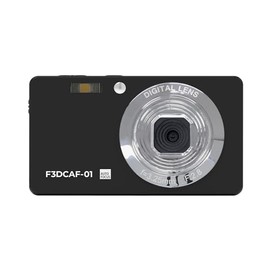 F3DCAF-01-FN Compact Digital Camera, Web Camera, 8 Megapixels, Lightweight, 93 g, 8x Digital Zoom, Face Detection/Smile Catch Function, 4K Video Capability, Self-Timer, Image Stabilization, 2.7 Inch