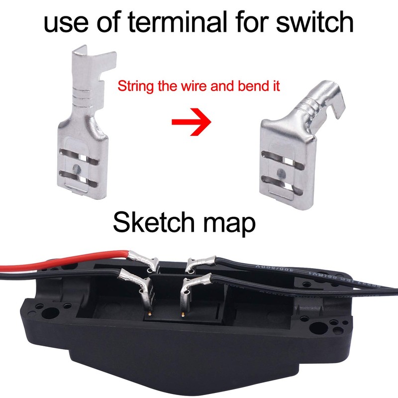 TWTADE Waterproof Inline Cord Switch 12V DC 16A ON-Off Red