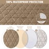 TAOCOCO 100% Waterproof Loveseat Recliner Cover with Console, Non-Slip Washable