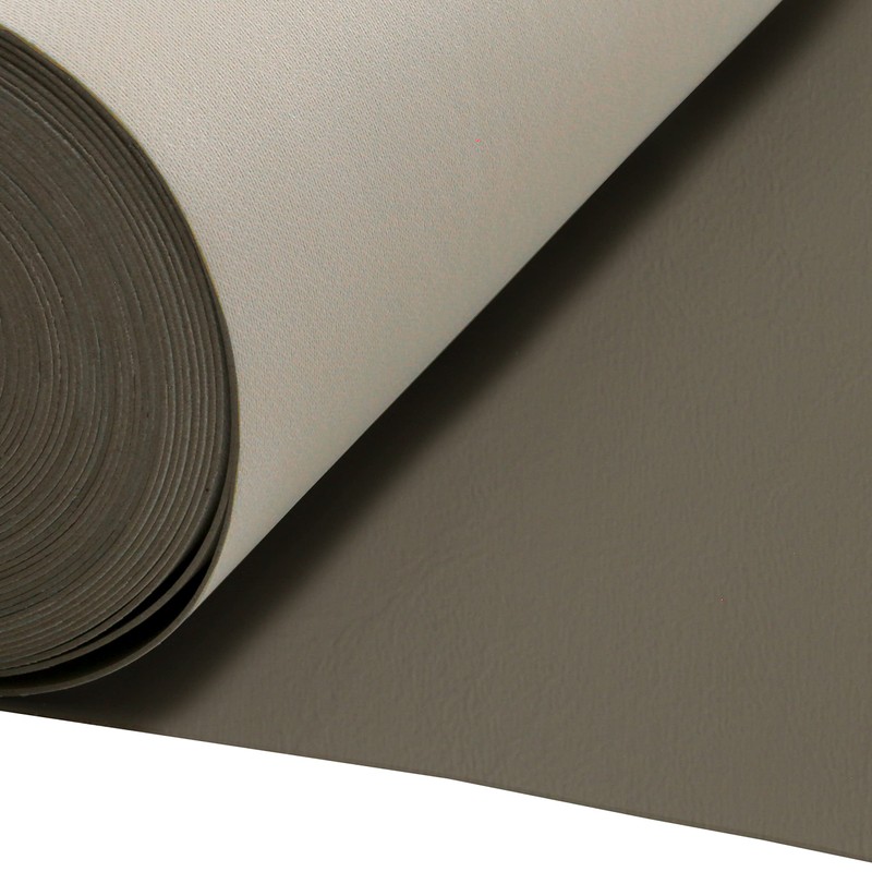 Marine Vinyl Upholstery Fabric Medium Gray Sample 3" x 3"