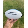 Sass Party & Gifts Gender Reveal Exploding Rugby Ball -