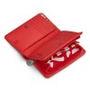 Yoshi Mother's Pride Giraffe Red Leather Zip Round Purse for