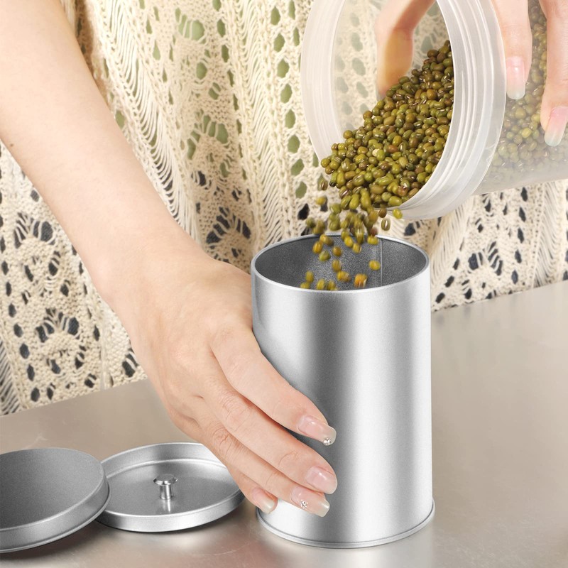 Irenare 20 Pack Tea Canisters for Loose Tea Tin Canister