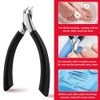 AOOWU Toenail Clippers for Ingrown Toenail, Straight Blade Podiatrist Nail
