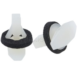 Rexka 30pcs Door Weatherstrip Retainer Clips 91530-ST5-003 for Honda Civic Element Odyssey Pilot Ridgeline Acura MDX RLX (Pack of 30)