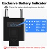 eLinkSmart Fingerprint Padlock with Key Backup, Heavy Duty Weatherproof Bluetooth