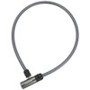 Bridgestone WL-AD.B Allock Bicycle Key Wire Lock, Dark Gray, Anti-Theft