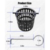 1 Pc 2 Inch Hair and Debris Strainer, Black Coating