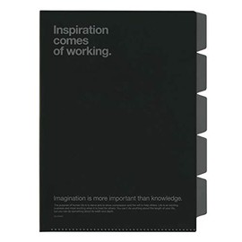 デルフォニックス A4サイズ 5パーツホルダー【ブラック】 500103-105