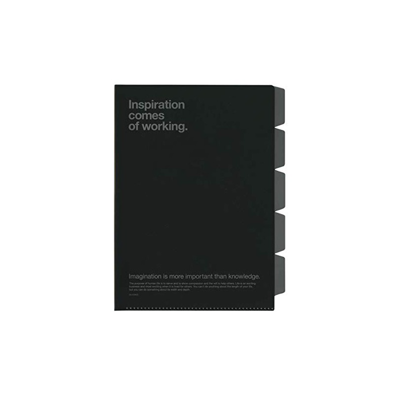 デルフォニックス A4サイズ 5パーツホルダー【ブラック】 500103-105