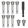 CLKE 10Pcs Drywall Screw Depth Setter PH2, 1/4 Inch Hex