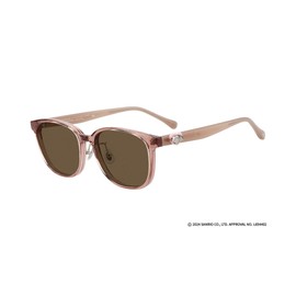 Zofu Wellington Sunglasses | UV Protection, UV Protection, Over 99.9% of UV Protection, Unisex, Fashion, Women's, Adult, Cute, Sanrio Characters (55 □ 18-145), pink (clear)