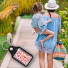 Herzen Schlüsselanhänger mit Kunstleder-Anhänger mit Spruch Beste Mama Muttertag Herz