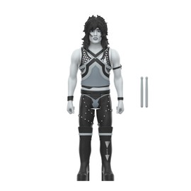 Super7 Motley Crue Reaction Figures Wave 02 - Tommy Lee (Shout at The Devil - Black & White) Action Figure