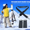 NHQ Ski Carrying Strap, Ski Strap for Carrying, Ski Carrying