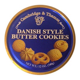 Cambridge & Thames Danish Style Butter Cookies 12 oz (1 pack)