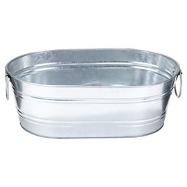 Little Giant Miller Manufacturing Galvanized Oval Tubs Steel Durable Heavy Duty 2 Gallon
