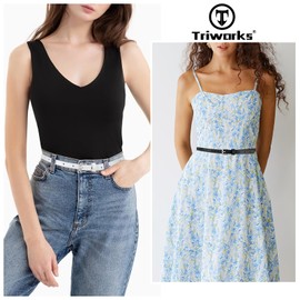 TRIWORKS 4 Pack Women Skinny Leather Belts for Jeans Dress Thin Waist Belts for Ladies with Silver Buckle