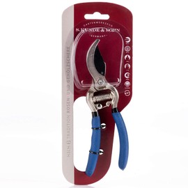 S. Kunde & Sohn Germany SKS 6 Tradition Garden Shears / Coated Blue / Original Test Result 07/2017 "Selbst ist der Mann sehr gut