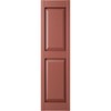 Ekena Millwork LP2C12X05300RD Custom Two Equal Panels, Raised PanelShutter (Per