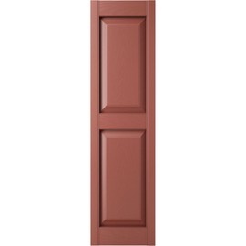 Ekena Millwork LP2C12X05300RD Custom Two Equal Panels, Raised PanelShutter (Per Pair)12"W x 53"HBurgundy Red