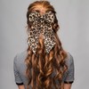 HJZHII Leopard Hair Bow Clip, Cheetah Print Bow Barrette Bowknot