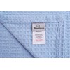 TreeWool 100% Soft Cotton Thermal Blanket in Waffle Weave -