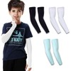 Arm Sleeves for Kids, 3 Pairs UV Sun Protection Cooling